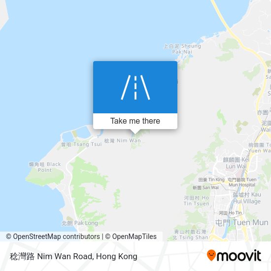 稔灣路 Nim Wan Road map