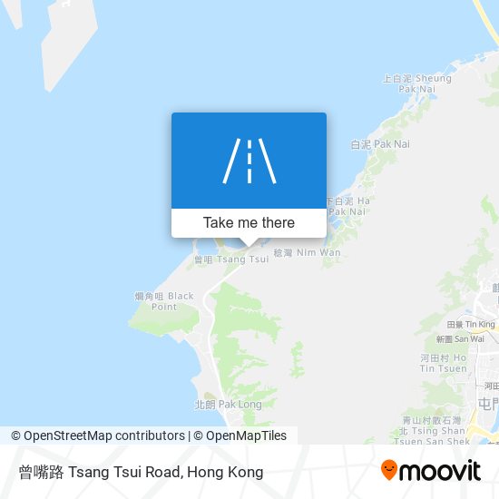 曾嘴路 Tsang Tsui Road map