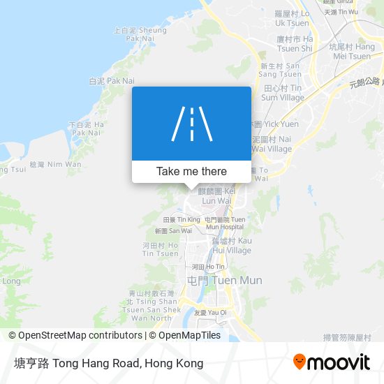 塘亨路 Tong Hang Road map