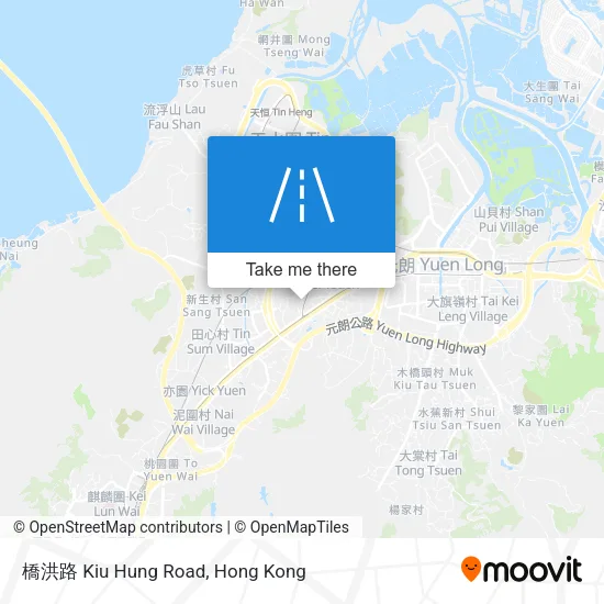 橋洪路 Kiu Hung Road地圖