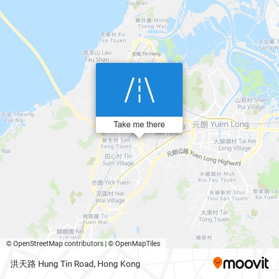 洪天路 Hung Tin Road map