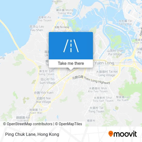 屏竹里 Ping Chuk Lane地圖