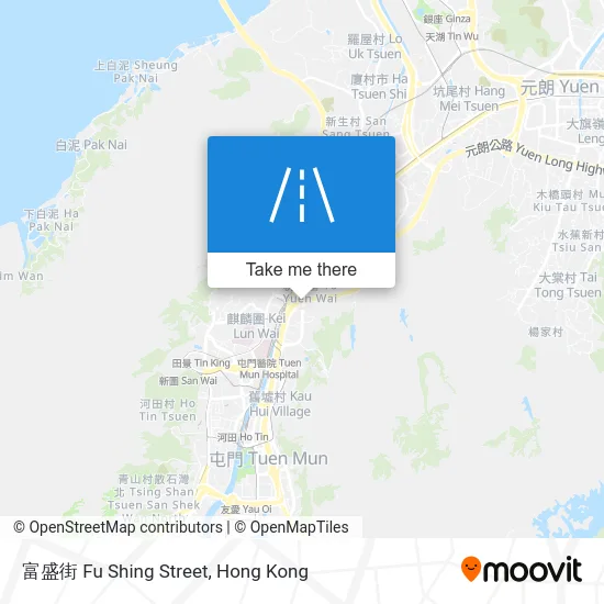 富盛街 Fu Shing Street map