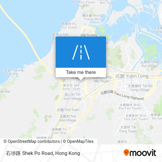 石埗路 Shek Po Road map