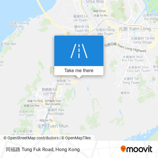 同福路 Tung Fuk Road map