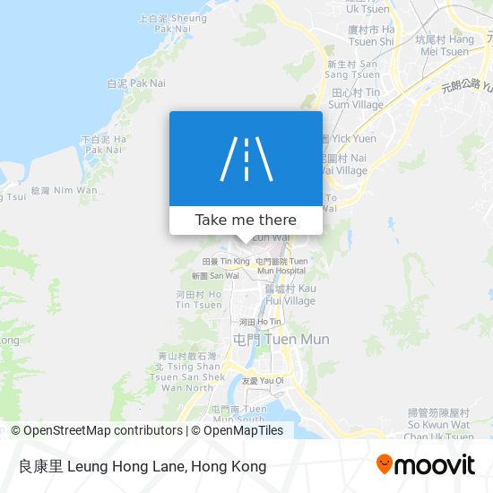 良康里 Leung Hong Lane map