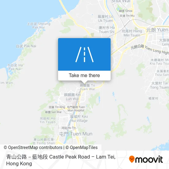 青山公路－藍地段 Castle Peak Road – Lam Tei map