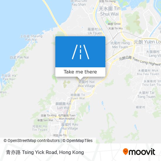 青亦路 Tsing Yick Road map