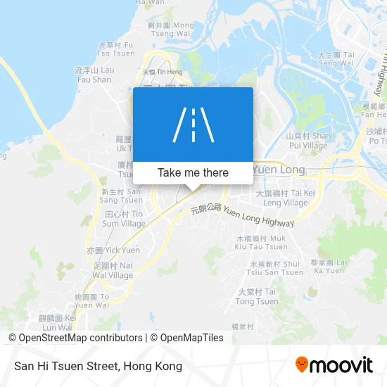 San Hi Tsuen Street map