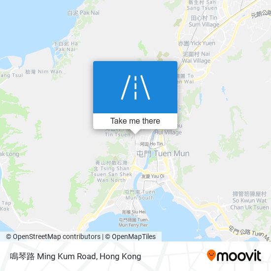 鳴琴路 Ming Kum Road map