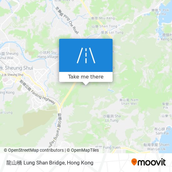 龍山橋 Lung Shan Bridge map