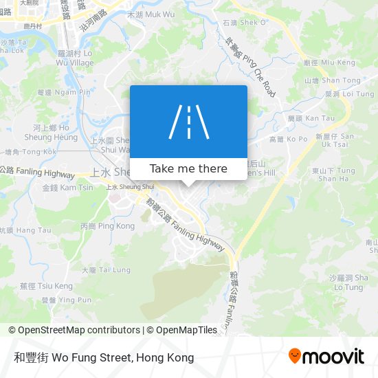 和豐街 Wo Fung Street map
