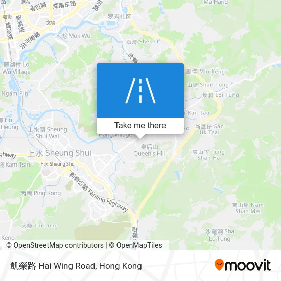 凱榮路 Hai Wing Road map