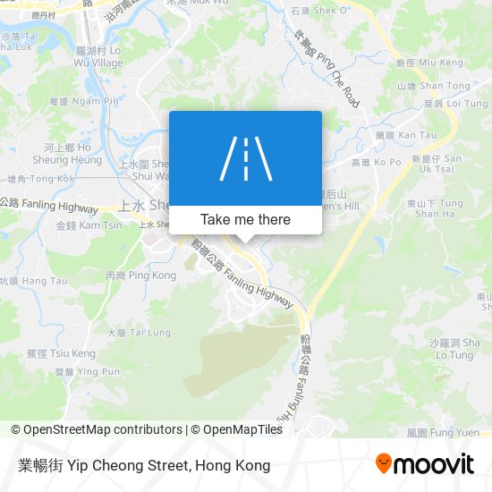 業暢街 Yip Cheong Street map