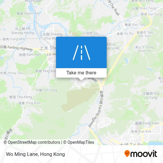 Wo Ming Lane map