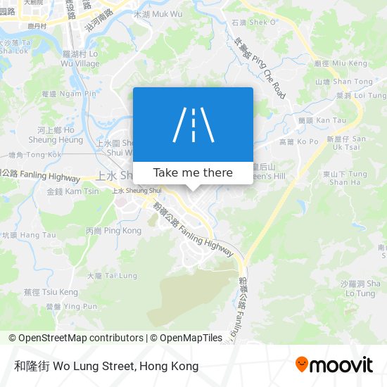 和隆街 Wo Lung Street map