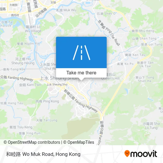 和睦路 Wo Muk Road map