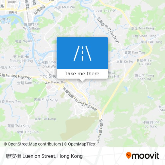 聯安街  Luen on Street map