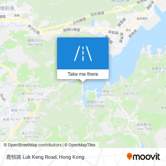 鹿頸路 Luk Keng Road map