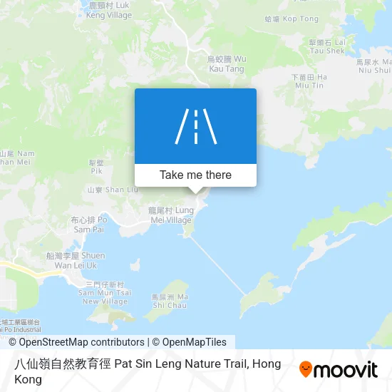 八仙嶺自然教育徑 Pat Sin Leng Nature Trail地圖