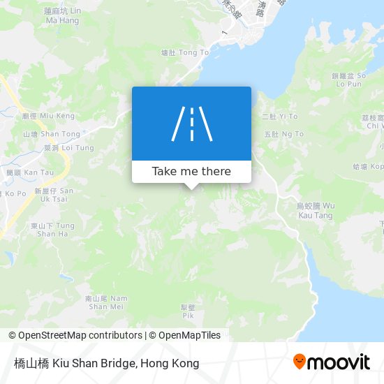橋山橋 Kiu Shan Bridge map