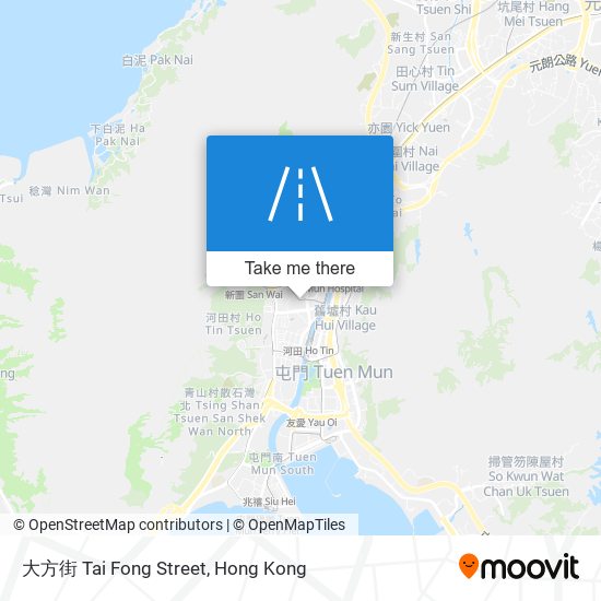 大方街 Tai Fong Street map