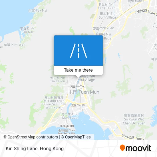 Kin Shing Lane map