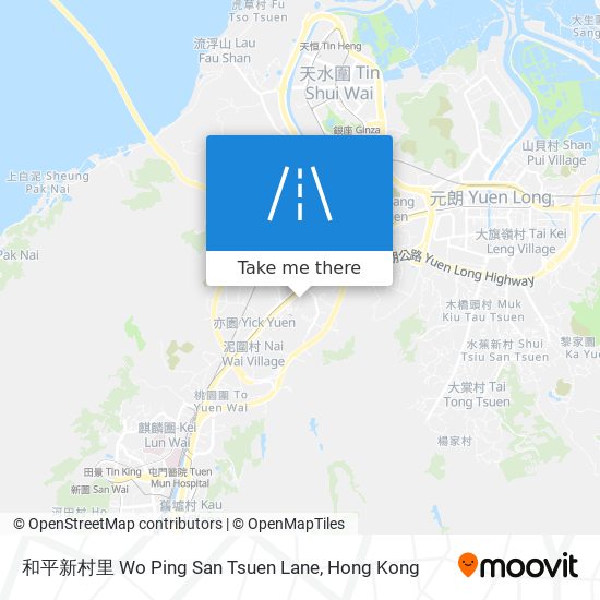 和平新村里 Wo Ping San Tsuen Lane map