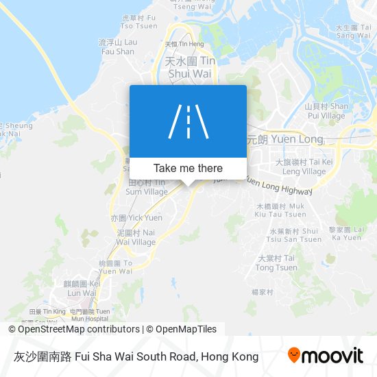 灰沙圍南路 Fui Sha Wai South Road map