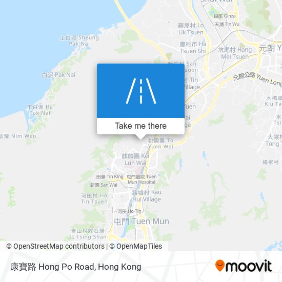 康寶路 Hong Po Road map