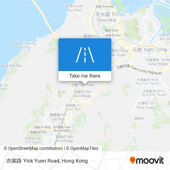 亦園路 Yick Yuen Road地圖