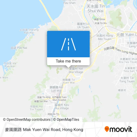 麥園圍路 Mak Yuen Wai Road地圖