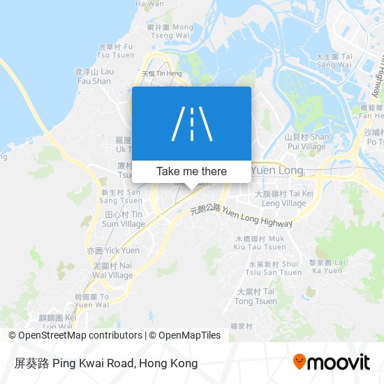 屏葵路 Ping Kwai Road map