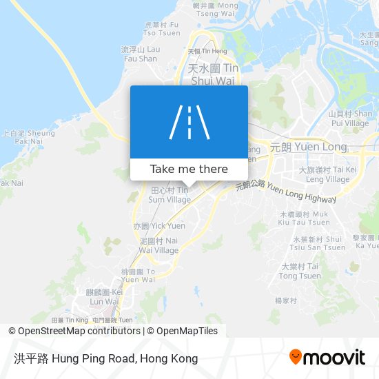 洪平路 Hung Ping Road map