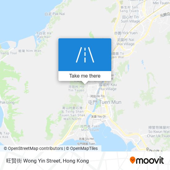 旺賢街 Wong Yin Street map