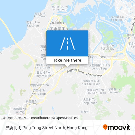 屏唐北街 Ping Tong Street North map