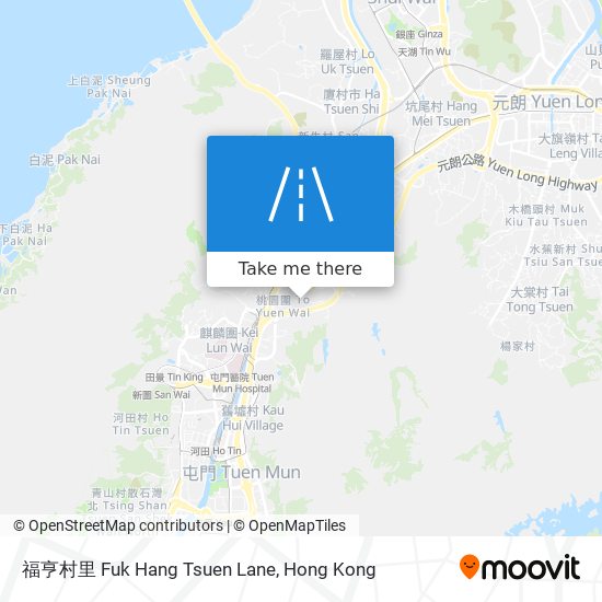 福亨村里 Fuk Hang Tsuen Lane map