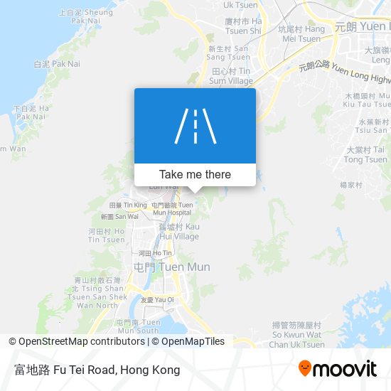 富地路 Fu Tei Road map