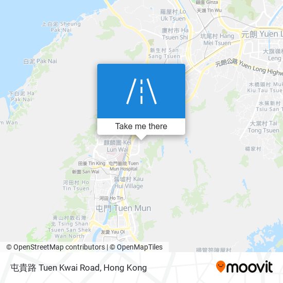 屯貴路 Tuen Kwai Road map