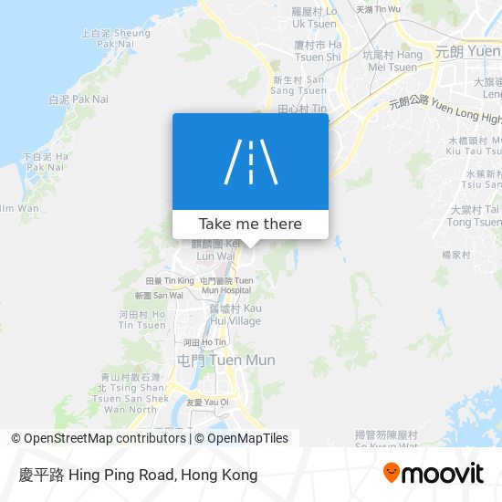 慶平路 Hing Ping Road map