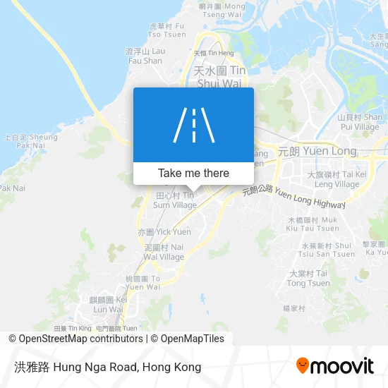 洪雅路 Hung Nga Road map