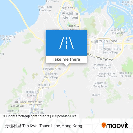 丹桂村里 Tan Kwai Tsuen Lane map