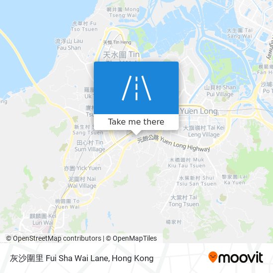 灰沙圍里 Fui Sha Wai Lane map