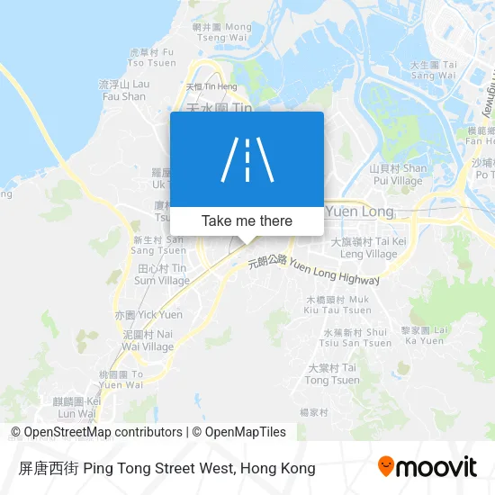 屏唐西街 Ping Tong Street West地圖