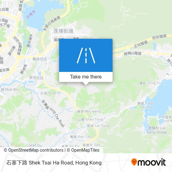 石寨下路 Shek Tsai Ha Road map