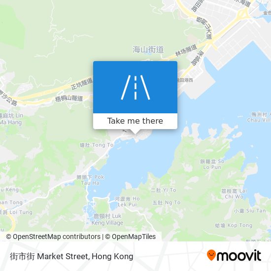 街市街 Market Street map