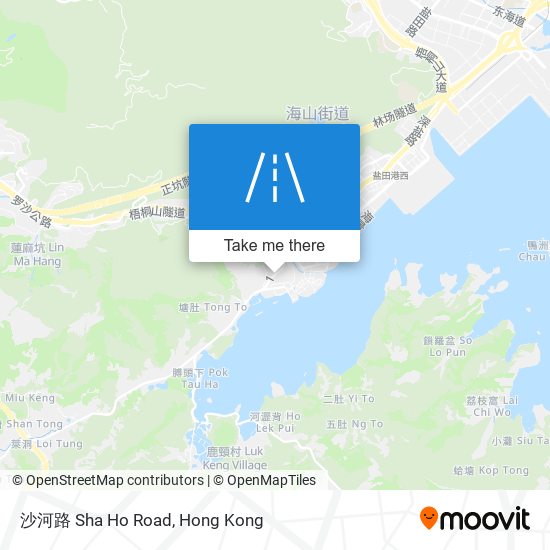 沙河路 Sha Ho Road map