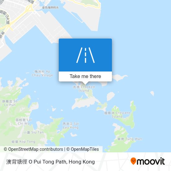 澳背塘徑 O Pui Tong Path map