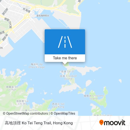 高地頂徑 Ko Tei Teng Trail map