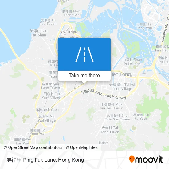 屏福里 Ping Fuk Lane地圖